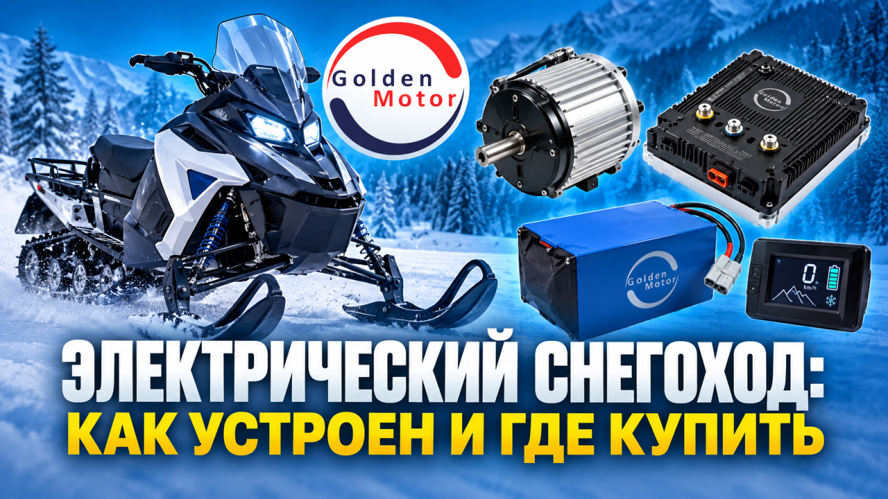 Электрический снегоход: как устроен и где купить