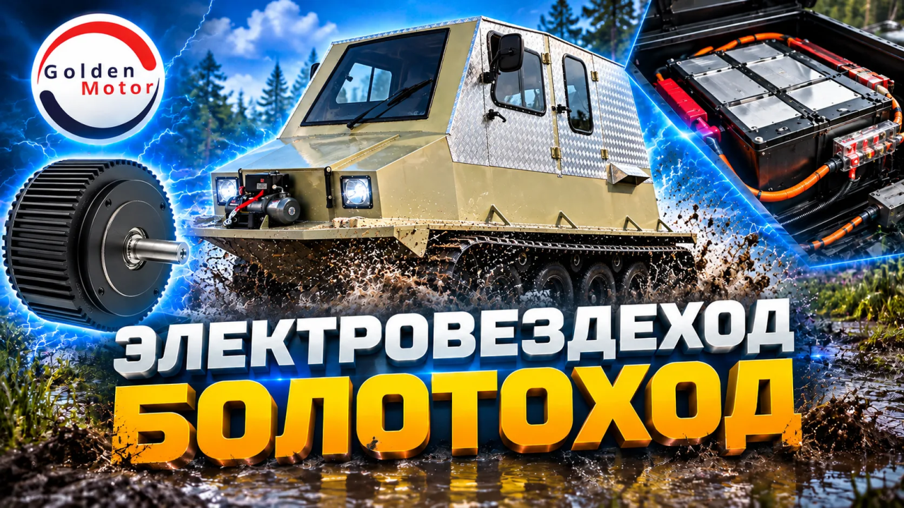 Электровездеход-болотоход: как выбрать мотор, контроллер и аккумулятор