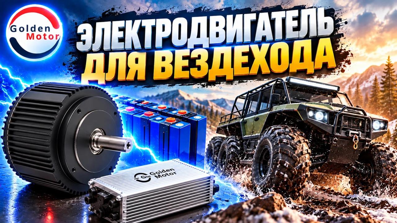 Электродвигатель для вездехода: как выбрать мощность и крутящий момент