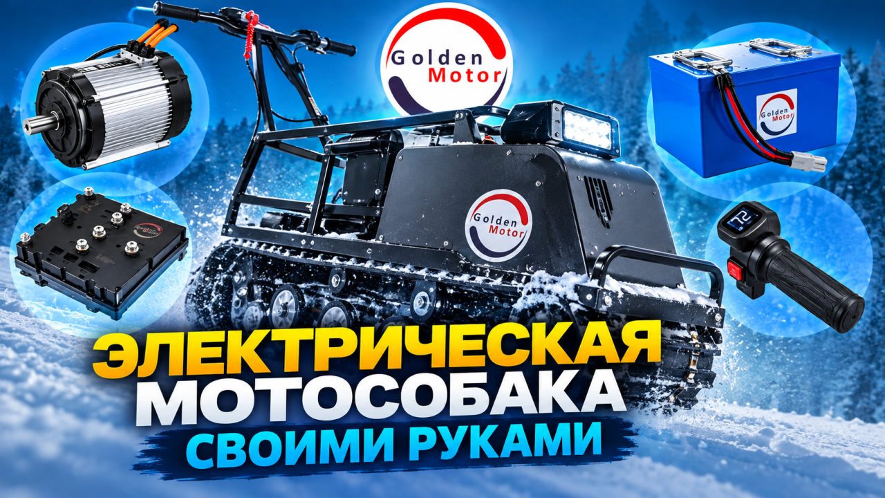 Электрическая мотособака своими руками: двигатель, аккумулятор и сборка