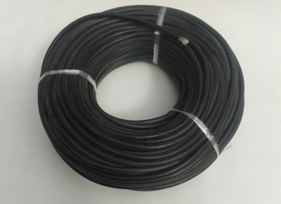 Силовой силиконовый кабель 6 AWG (чёрный)