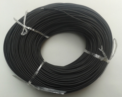 Силовой силиконовый кабель 14 AWG (чёрный)