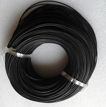 Силиконовый кабель 28 AWG (чёрный)