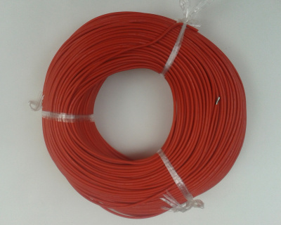 Силовой силиконовый кабель 14 AWG (красный)
